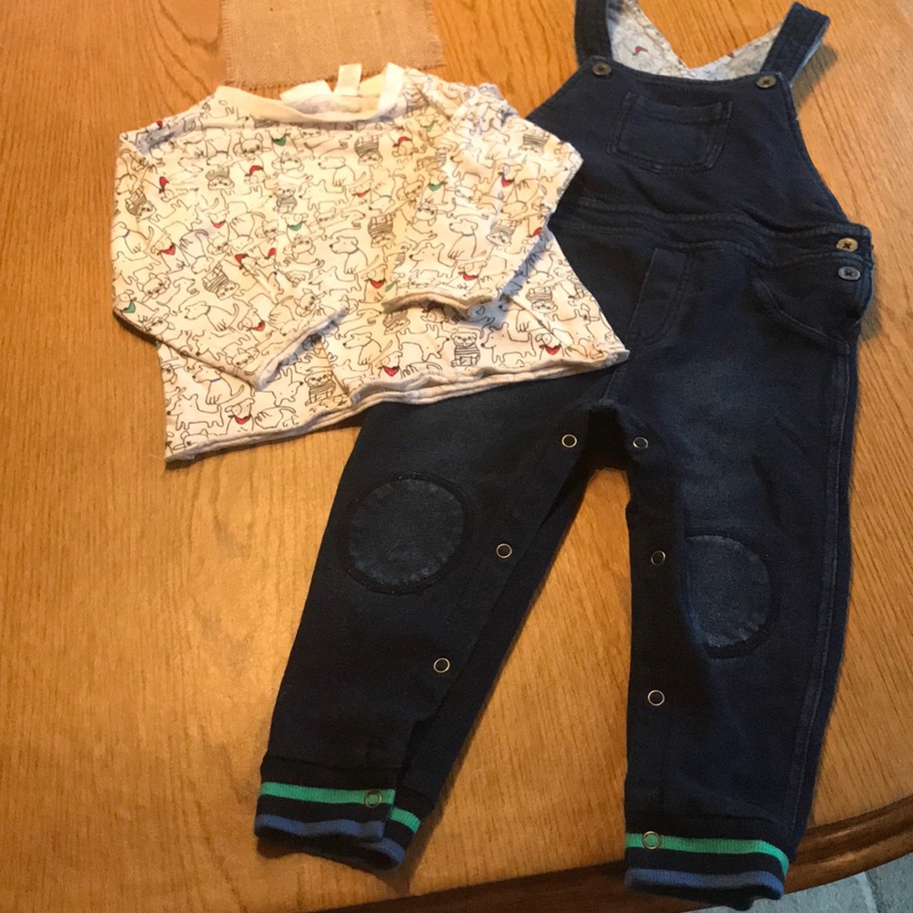 Toddler overalls set